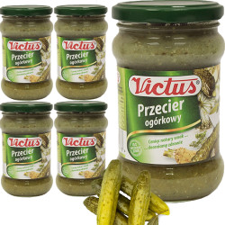 Victus PRZECIER OGÓRKOWY na zupę ogórkową przecier 270g x5 = 1,35kg