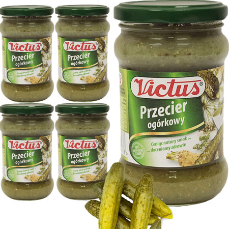 Victus PRZECIER OGÓRKOWY na zupę ogórkową przecier 270g x5 = 1,35kg