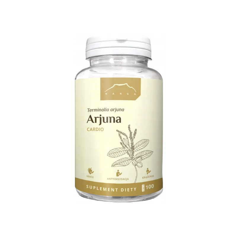 Nanga ARJUNA CARDIO TERMINALIA ARJUNA SERCE CIŚNIENIE 100 KAPSUŁEK X 500MG