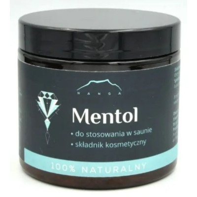 Nanga MENTOL 100% NATURALNY do sauny kosmetyków inhalacji 100g