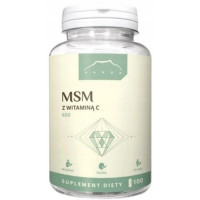Nanga MSM z WITAMINĄ C 100 kapsułek 600mg wsparcie STAWY SPRAWNOŚĆ