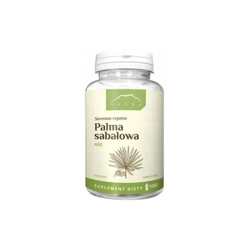Nanga PALMA SABAŁOWA 400mg 100 kapsułek wsparcie PROSTATA HIRSUTYZM