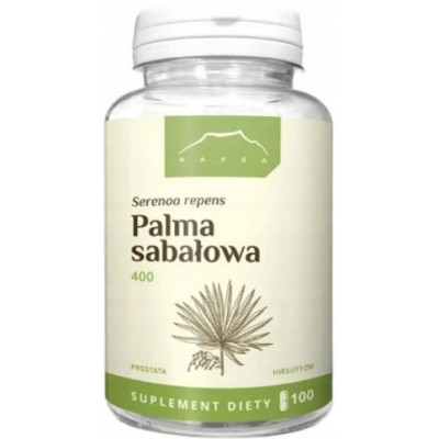Nanga PALMA SABAŁOWA 400mg 100 kapsułek wsparcie PROSTATA HIRSUTYZM