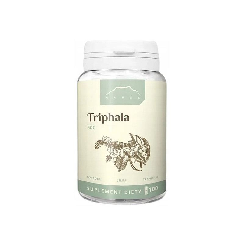 Nanga TRIPHALA 500mg 100kaps wsparcie ZDROWIE JELIT WĄTROBA ODPORNOŚĆ