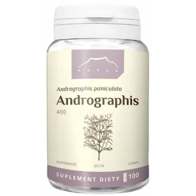 NANGA ANDROGRAPHIS ekstrakt 400MG 100kp wsparcie KATAR KASZEL