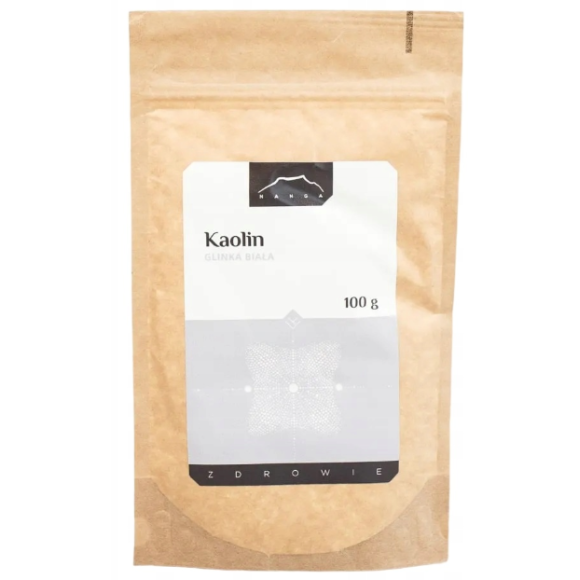 Nanga KAOLIN GLINKA BIAŁA delikatna duża zawartość KRZEMU 100g 