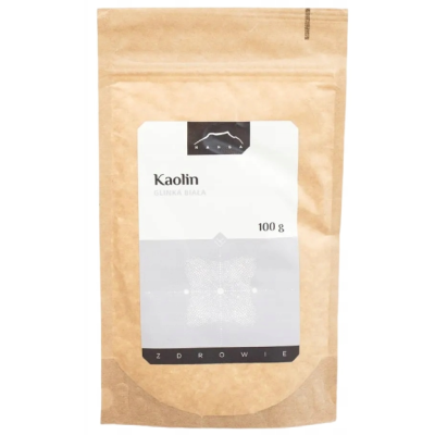 Nanga KAOLIN GLINKA BIAŁA delikatna duża zawartość KRZEMU 100g 