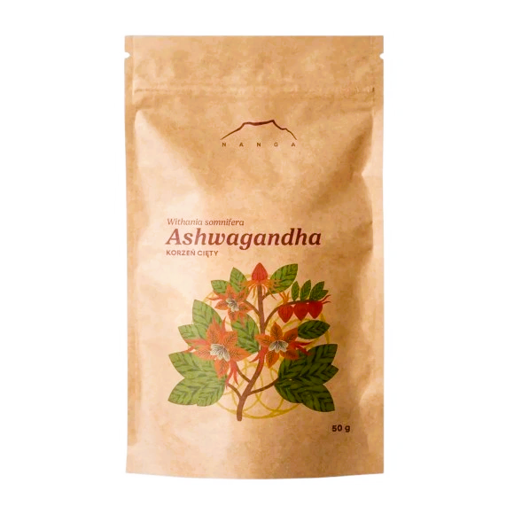 Nanga ASHWAGANDHA korzeń cięty 50g