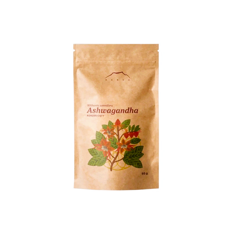Nanga ASHWAGANDHA korzeń cięty 50g
