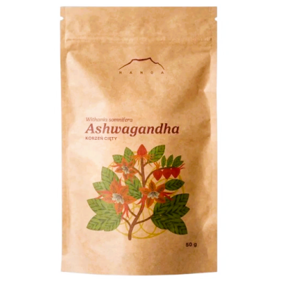 Nanga ASHWAGANDHA korzeń cięty 50g