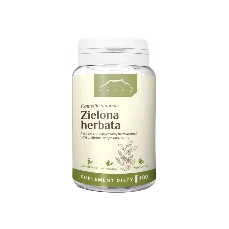 Nanga ZIELONA HERBATA ekstrakt 400mg 100 kapsułek 