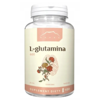 Nanga L-GLUTAMINA 600mg wparcie ODPORNOŚĆ REGENERACJA MIĘŚNI 100 kapsułek