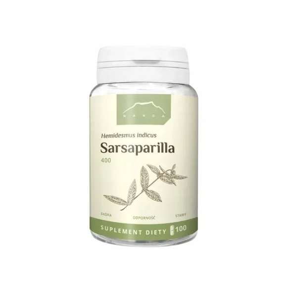 Nanga SARSAPARILLA 400 mg 100 kapsułek 