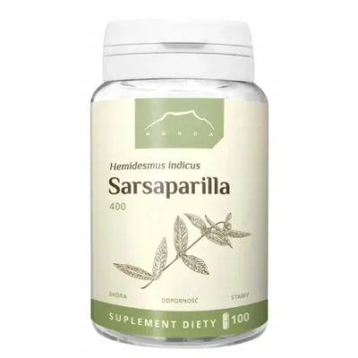 Nanga SARSAPARILLA 400 mg 100 kapsułek 