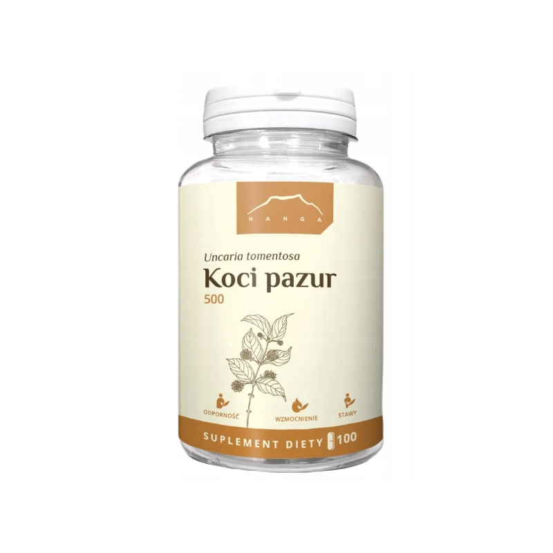 NANGA KOCI PAZUR 500mg 100 kapsulek 