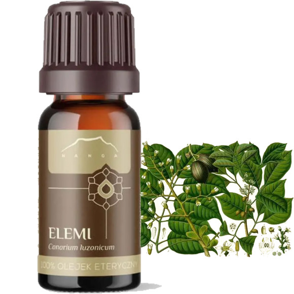 NANGA OLEJEK ETERYCZNY 100% ELEMI 10ml ODPRĘŻENIE RELAX do medytacji