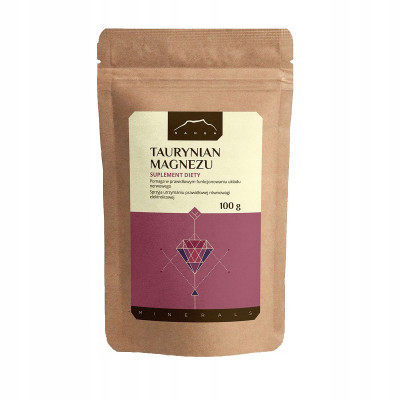 NANGA TAURYNIAN MAGNEZU w proszku MAGNEZ 100g 0,1KG wsparcie UKŁAD NERWOWY