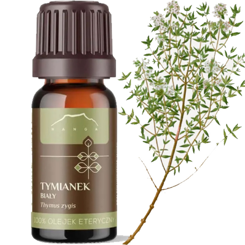 NANGA NATURALNY OLEJEK ETERYCZNY 100% TYMIANEK BIAŁY 10ml kaszel katar