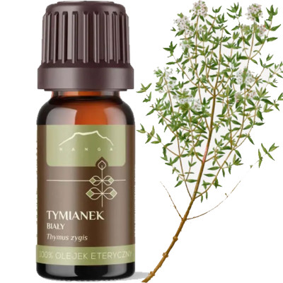 NANGA NATURALNY OLEJEK ETERYCZNY 100% TYMIANEK BIAŁY 10ml kaszel katar
