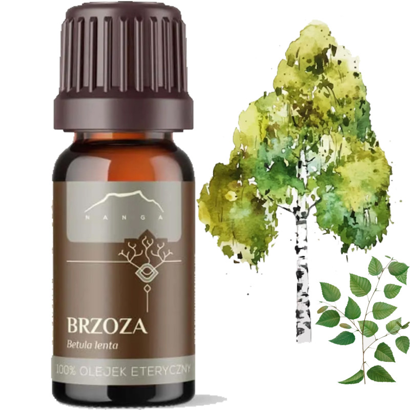 NANGA NATURALNY OLEJEK ETERYCZNY 100% BRZOZA BRZOZOWY 10ml antybakteryjny