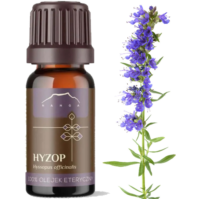 NANGA OLEJEK ETERYCZNY 100% HYZOP HYZOPOWY 10ml