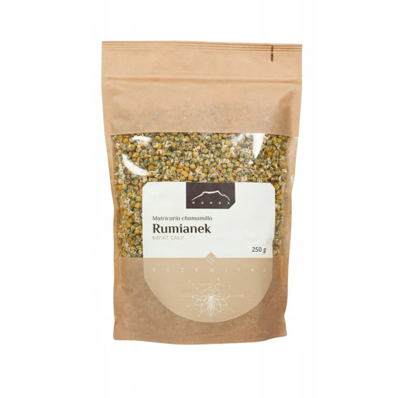 NANGA RUMIANEK KWIAT cały Koszyczek RUMIANKU 250g 0,25KG 