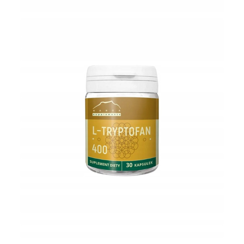 NANGA L-TRYPTOFAN 400mg 30kap. SEN NASTRÓJ STRES KONCENTRACJA 