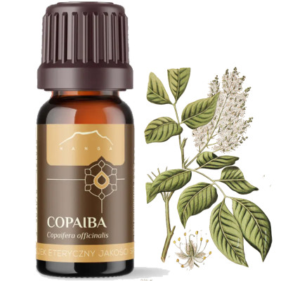 NANGA OLEJEK ETERYCZNY 100% COPAIBA 10ml wsparcie INFEKCJE ODPORNOŚĆ KASZEL