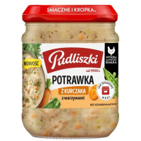 Pudliszki POTRAWKA Z KURCZAKA W ŚMIETANIE Z WARZYWAMI  440 G