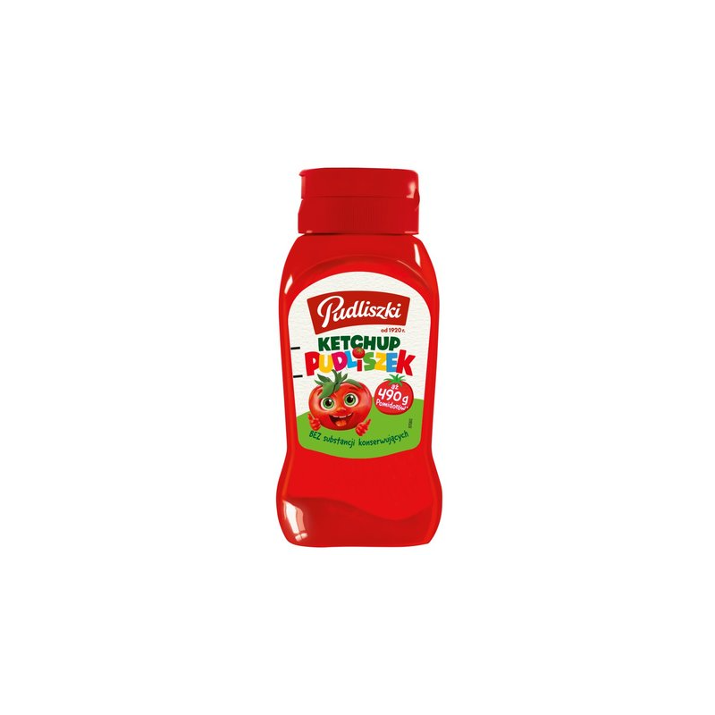 Pudliszki KETCHUP PUDLISZEK DLA DZIECI bez konserwantów 275G 