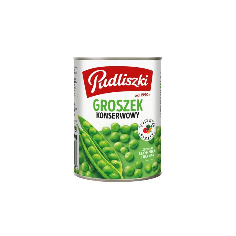 Pudliszki GROSZEK KONSERWOWY Zielony i Soczysty puszka 400g