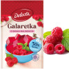  Delecta GALARETKA MALINOWA smak malinowy 50% MNIEJ CUKRU 36G 