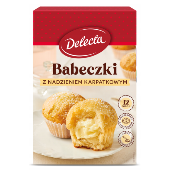 Delecta BABECZKI Z NADZIENIEM KARPATKOWYM mieszanka na 12 porcji 320g 