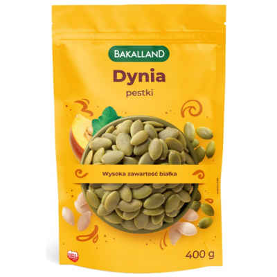 Bakalland PESTKI DYNII ŁUSKANE 400G 