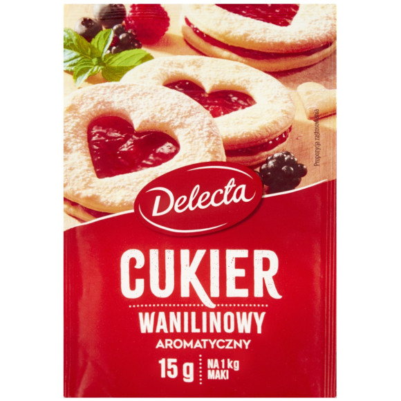 Delecta CUKIER WANILINOWY aromatyczny 15g