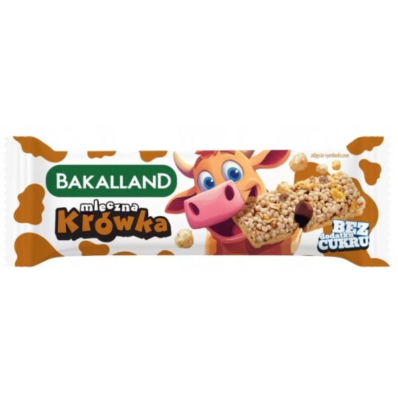 BAKALLAND BATON MLECZNA KRÓWKA DLA DZIECI 25G