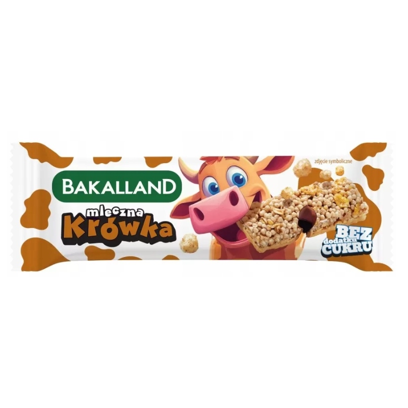 BAKALLAND BATON MLECZNA KRÓWKA DLA DZIECI 25G