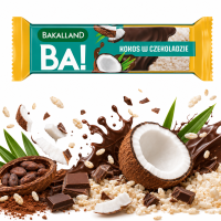 Bakalland BATON BA! KOKOS W CZEKOLADZIE 40g