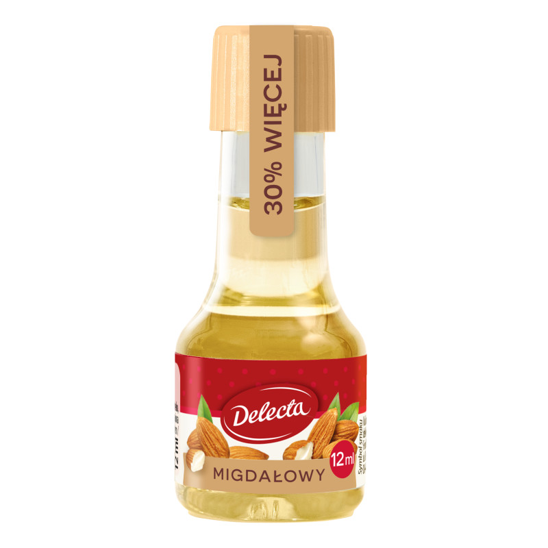 Delecta AROMAT MIGDAŁOWY DO CIASTA 12ml na 2,5KG ciasta