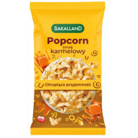 BAKALLAND - POPCORN karmelowy 90g