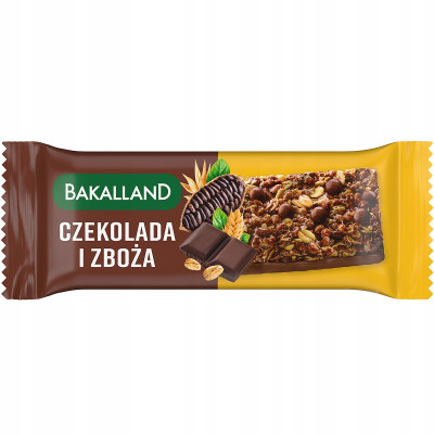 Bakalland BATON MUSLI CZEKOLADA I ZBOŻA 40g
