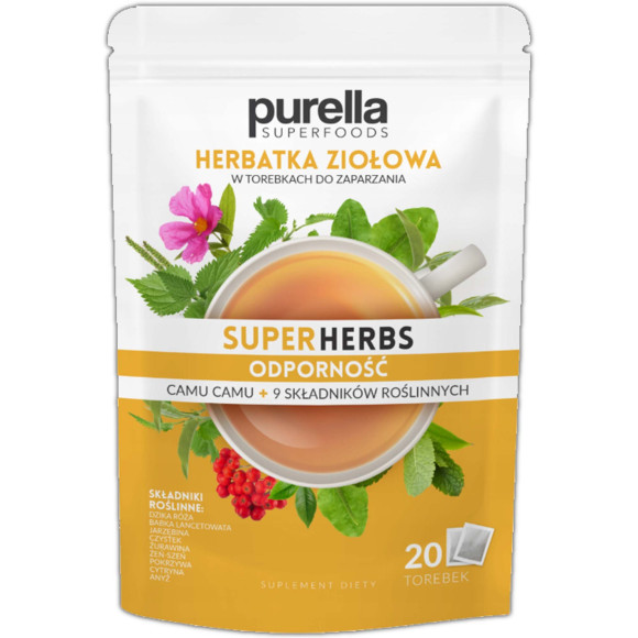 PURELLA SUPERHERBS herbata ODPORNOŚĆ 20saszetek (doypack)
