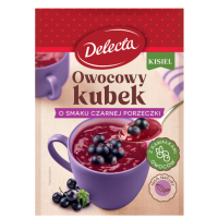 Delecta OWOCOWY KUBEK KISIEL czarna porzeczka 30g