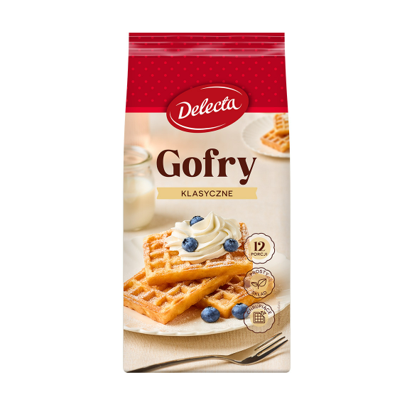 Delecta Takie to proste Gofry jak z budki 340 g