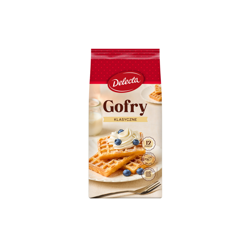 Delecta Takie to proste Gofry jak z budki 340 g