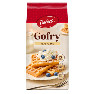 Delecta Takie to proste Gofry jak z budki 340 g