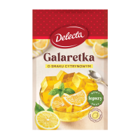 Delecta GALARETKA CYTRYNOWA smak cytrynowy 70g KRÓTKA DATA 