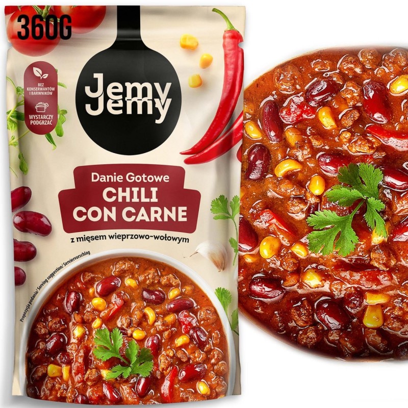 Profi JEMY JEMY danie gotowe CHILI CON CARNE z mięsem