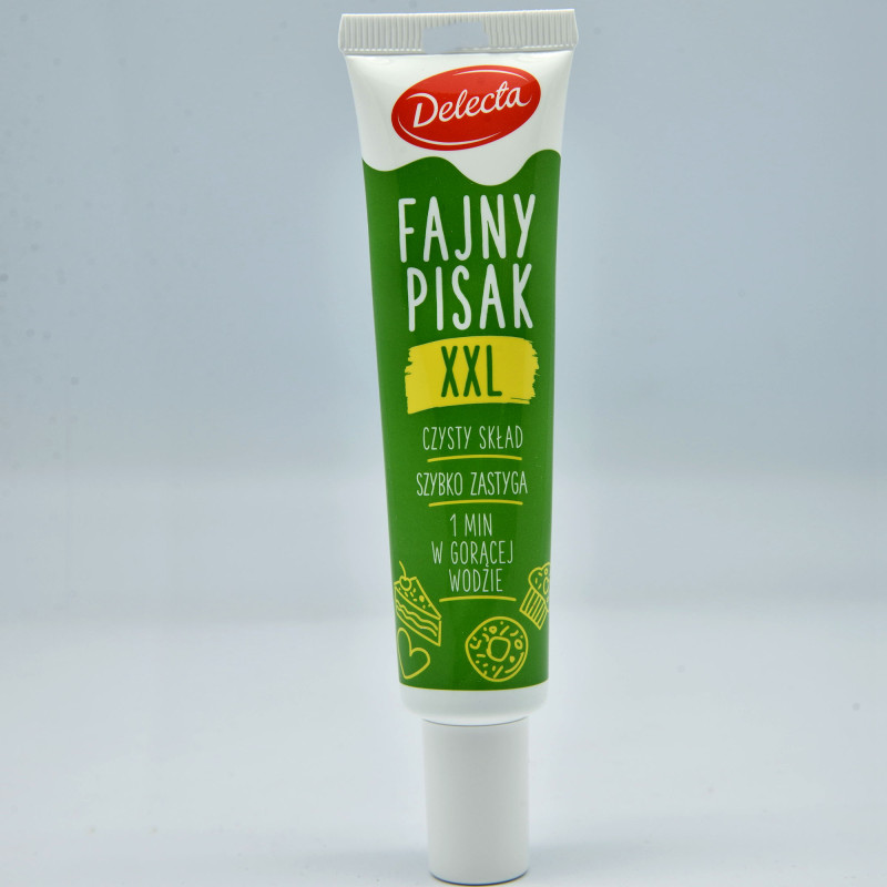 Delecta FAJNY PISAK PISAKI XXL do dekoracji 30g 7sztuk MIX WSZYSTKIE KOLORY