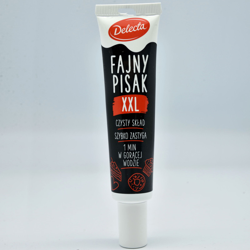Delecta FAJNY PISAK PISAKI XXL do dekoracji 30g 7sztuk MIX WSZYSTKIE KOLORY